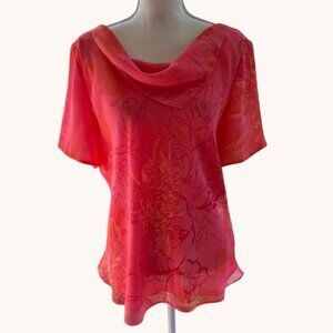 Studio I Pink Flowing Shirt Stylish And Comfortable!